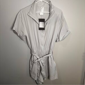 Fabletics Light Gray Jumpsuit